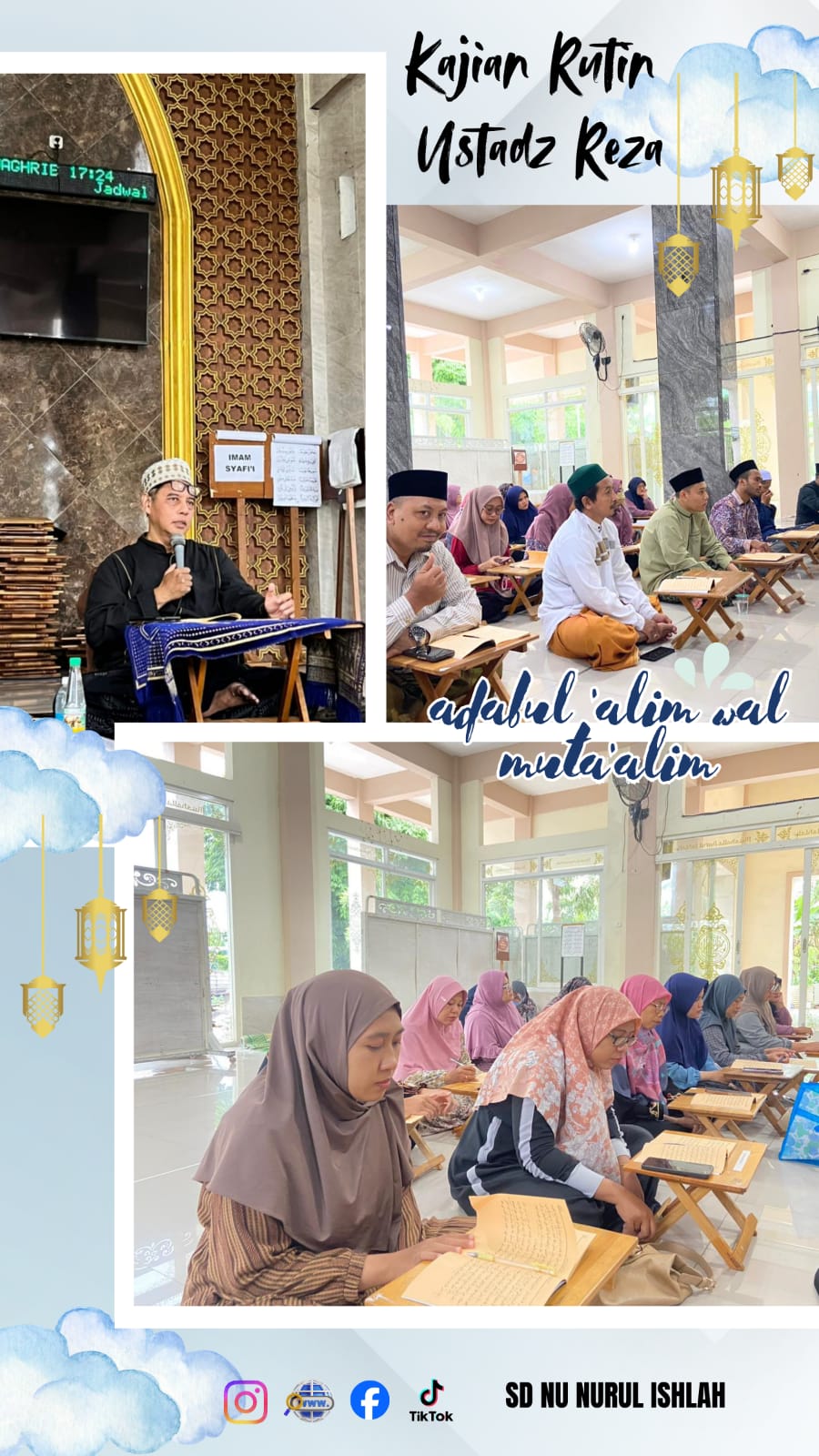 Kajian Rutin “Adabul ‘Alim wal Muta’allim” bersama Ustadz Reza